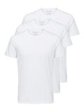 Selected 3-PACK PIMA KATOENEN T-SHIRT, Bright White, highres - 16076191_BrightWhite_003.jpg