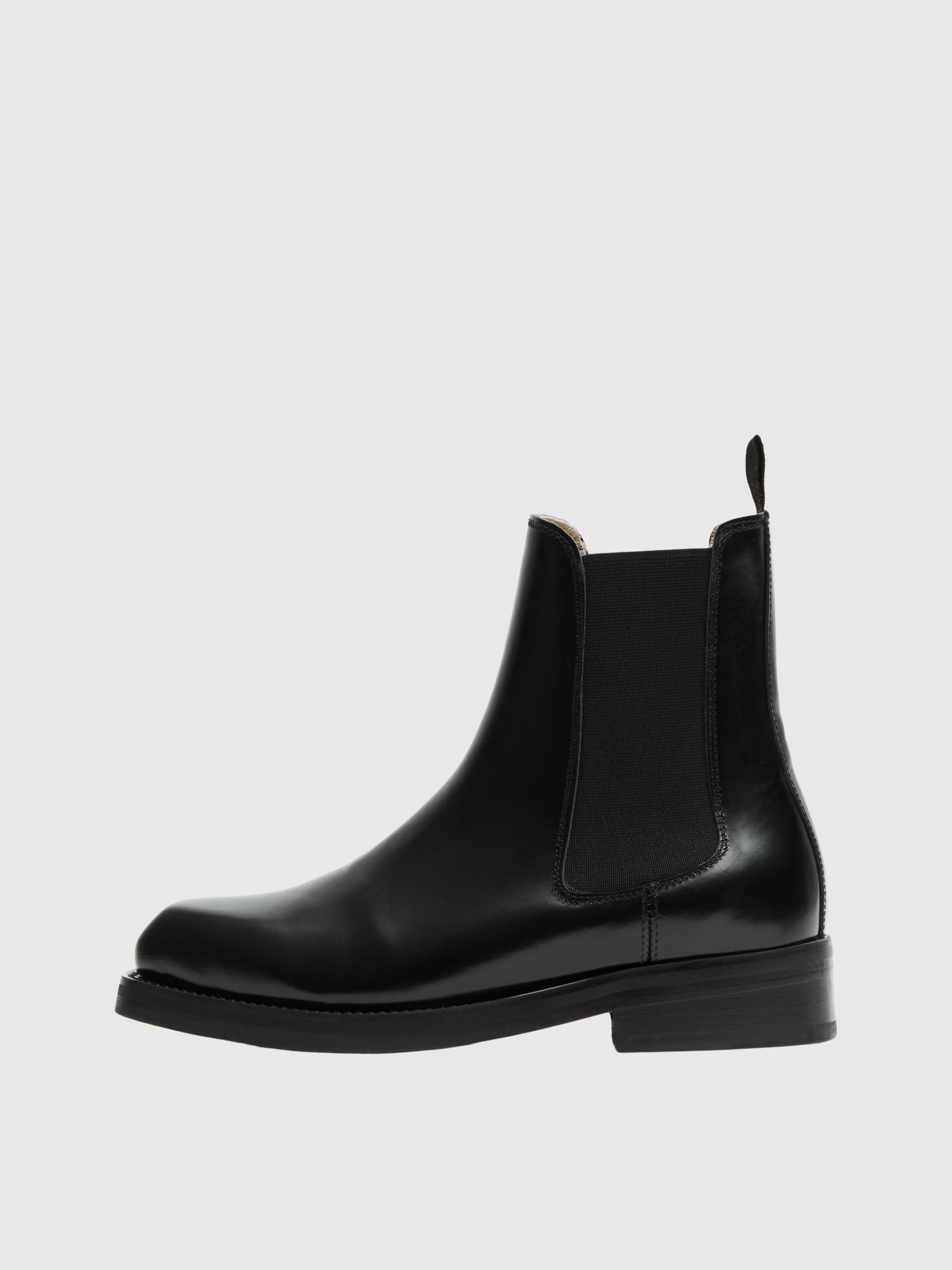 Selected femme leather chelsea boots sale