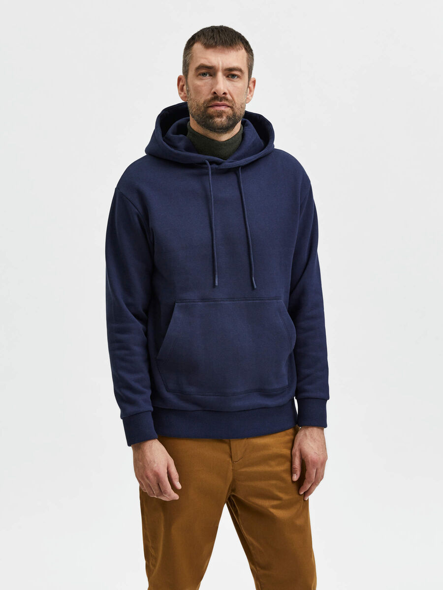 Selected RELAXED HOODIE, Navy Blazer, highres - 16085286_NavyBlazer_003.jpg