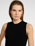 Selected WOOL BLEND KNITTED TOP, Black, highres - 16097267_Black_006.jpg
