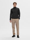 Selected HALF-ZIP PULL EN MAILLE, Antracit, highres - 16074687_Antracit_779218_005.jpg