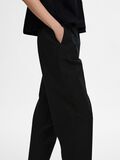 Selected COTTON HIGH WAISTED TROUSERS, Black, highres - 16094339_Black_006.jpg