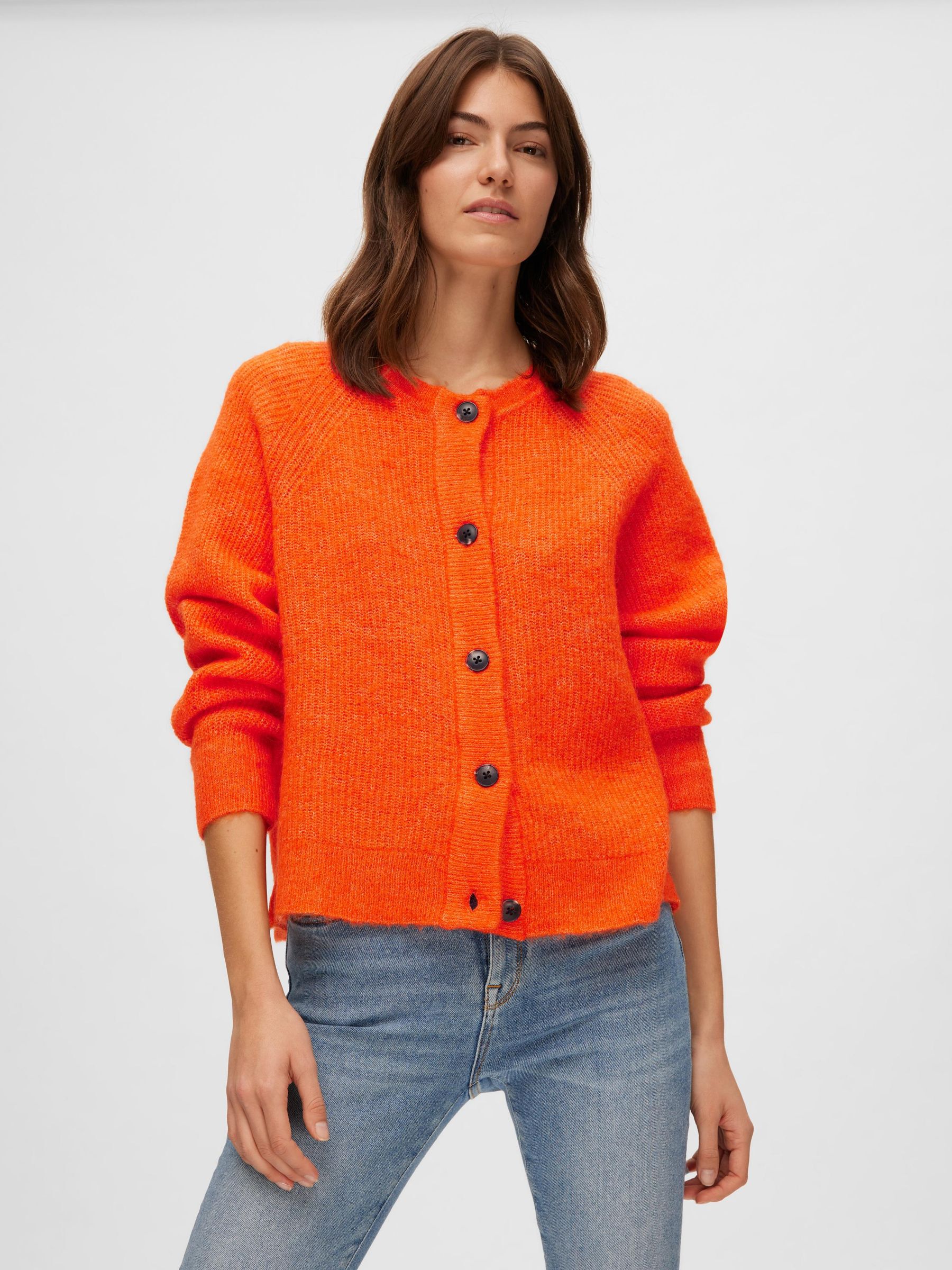 【タイムセール！】 LONG-SLEEVED CARDIGAN HOMME® SELECTED | Orange | トップス