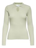 Selected LONG SLEEVED KNITTED TOP, Almost Aqua, highres - 16083801_AlmostAqua_001.jpg