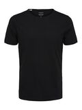 Selected RONDE HALS T-SHIRT, Black, highres - 16071775_Black_001.jpg