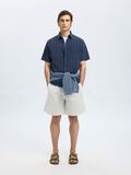Selected COTTON SHORT SLEEVED SHIRT, Sky Captain, highres - 16097697_SkyCaptain_008.jpg