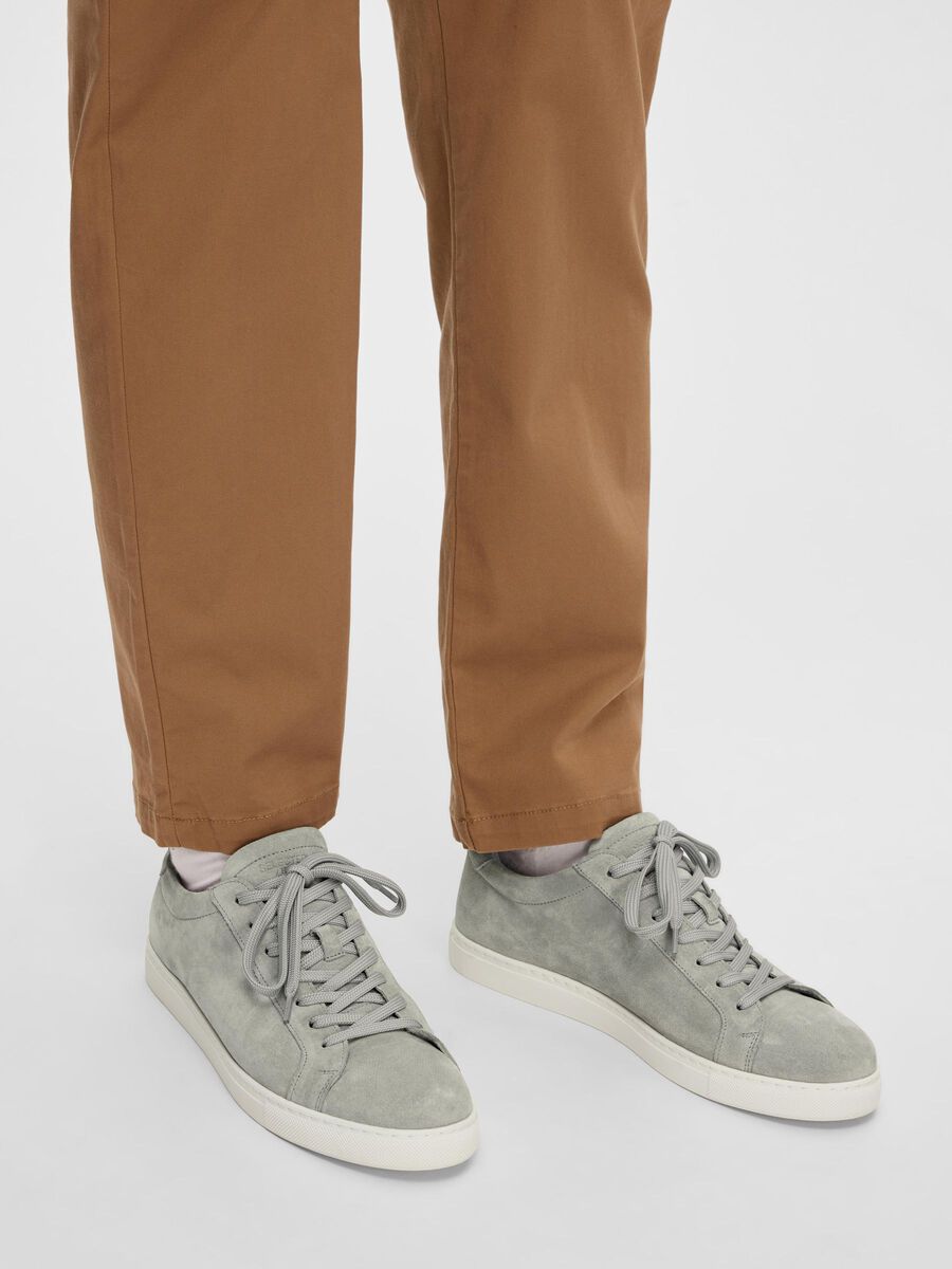 Selected SUEDE TRAINERS, Grey, highres - 16090225_Grey_003.jpg