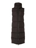 Selected LONG PADDED GILET, Black, highres - 16092257_Black_001.jpg