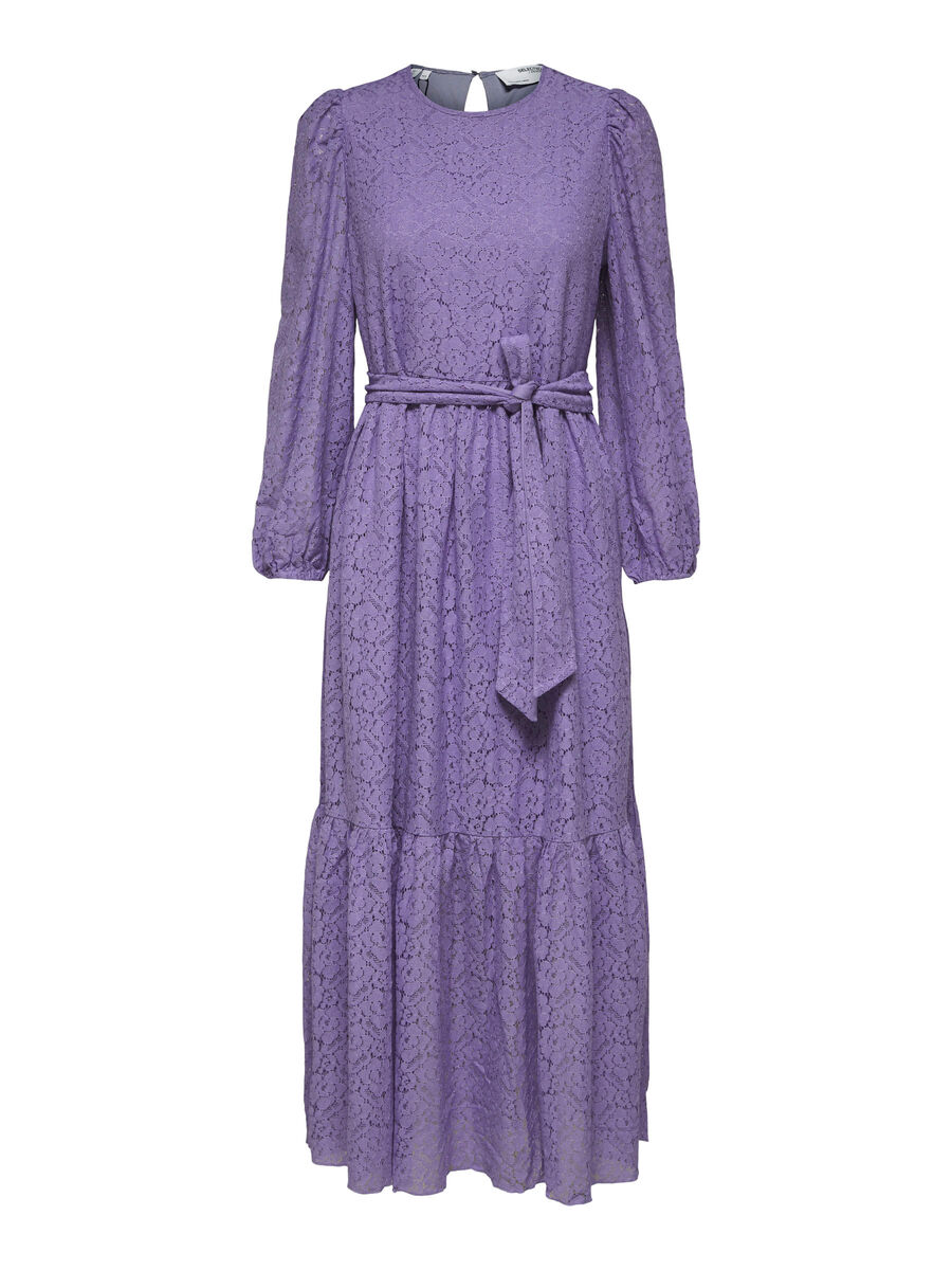 Selected DE ENCAJE VESTIDO MAXI, Violet Tulip, highres - 16083658_VioletTulip_001.jpg