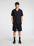 Selected CUBAN COLLAR SHIRT, Black, highres - 16084639_Black_005.jpg