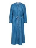 Selected ECO-FRIENDLY - LONG SLEEVED DRESS, Light Blue, highres - 16066082_LightBlue_001.jpg