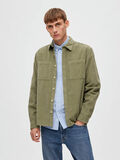 Selected CORDUROY OVERSHIRT, Vetiver, highres - 16088282_Vetiver_003.jpg