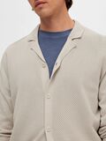 Selected TEXTURED KNITTED CARDIGAN, Oatmeal, highres - 16089371_Oatmeal_006.jpg