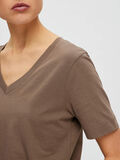 Selected V-NECK T-SHIRT, Morel, highres - 16065932_Morel_006.jpg