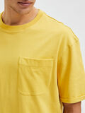 Selected CREW NECK T-SHIRT, Misted Yellow, highres - 16083402_MistedYellow_006.jpg