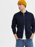 Selected KNITTED ZIP-UP CARDIGAN, Sky Captain, highres - 16086692_SkyCaptain_008.jpg
