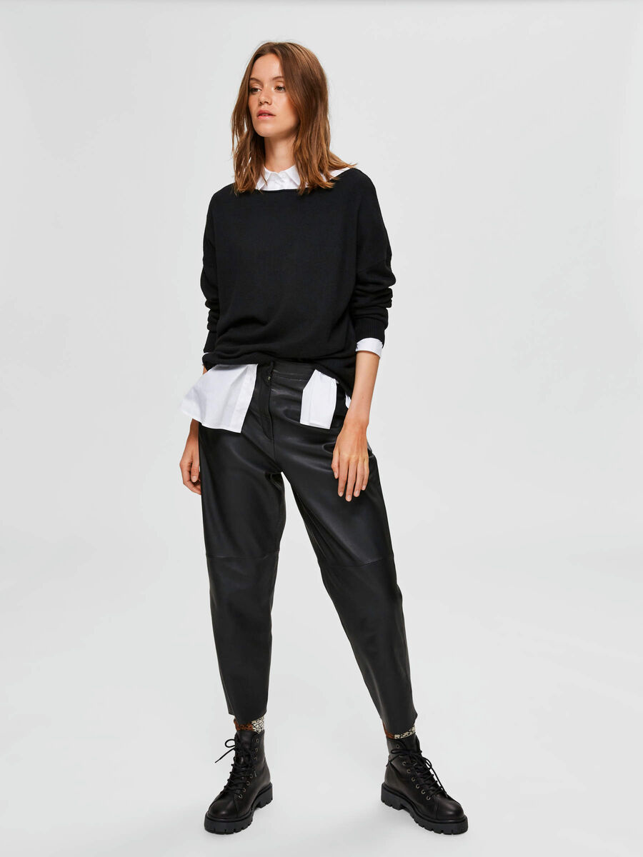 Selected CASHMERE JUMPER, Black, highres - 16073989_Black_005.jpg