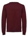 Selected BIOLOGISCH KATOENEN SWEATER, Red Dahlia, highres - 16070845_RedDahlia_734433_002.jpg