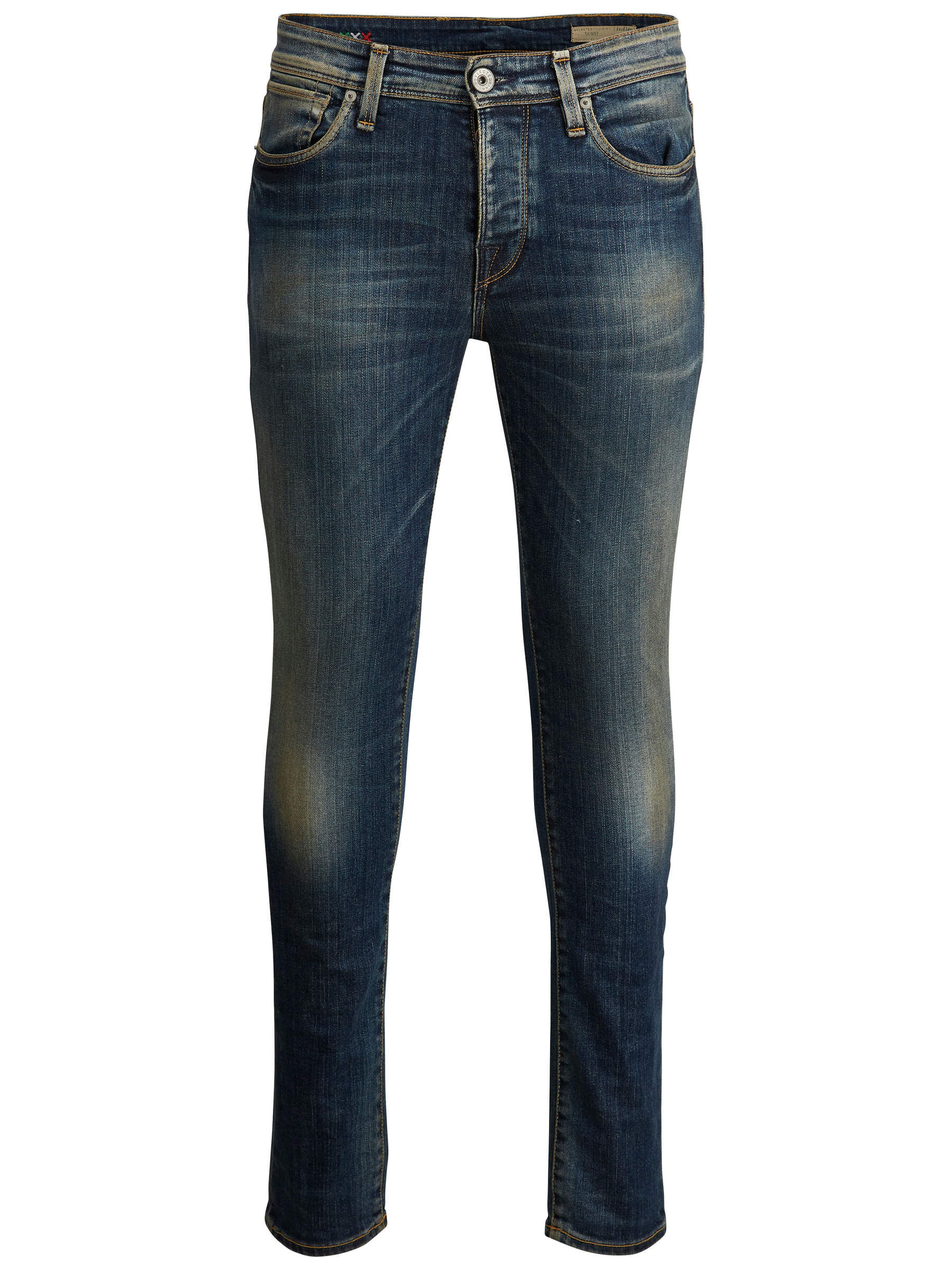 COTTON SKINNY FIT JEANS Blue SELECTED HOMME