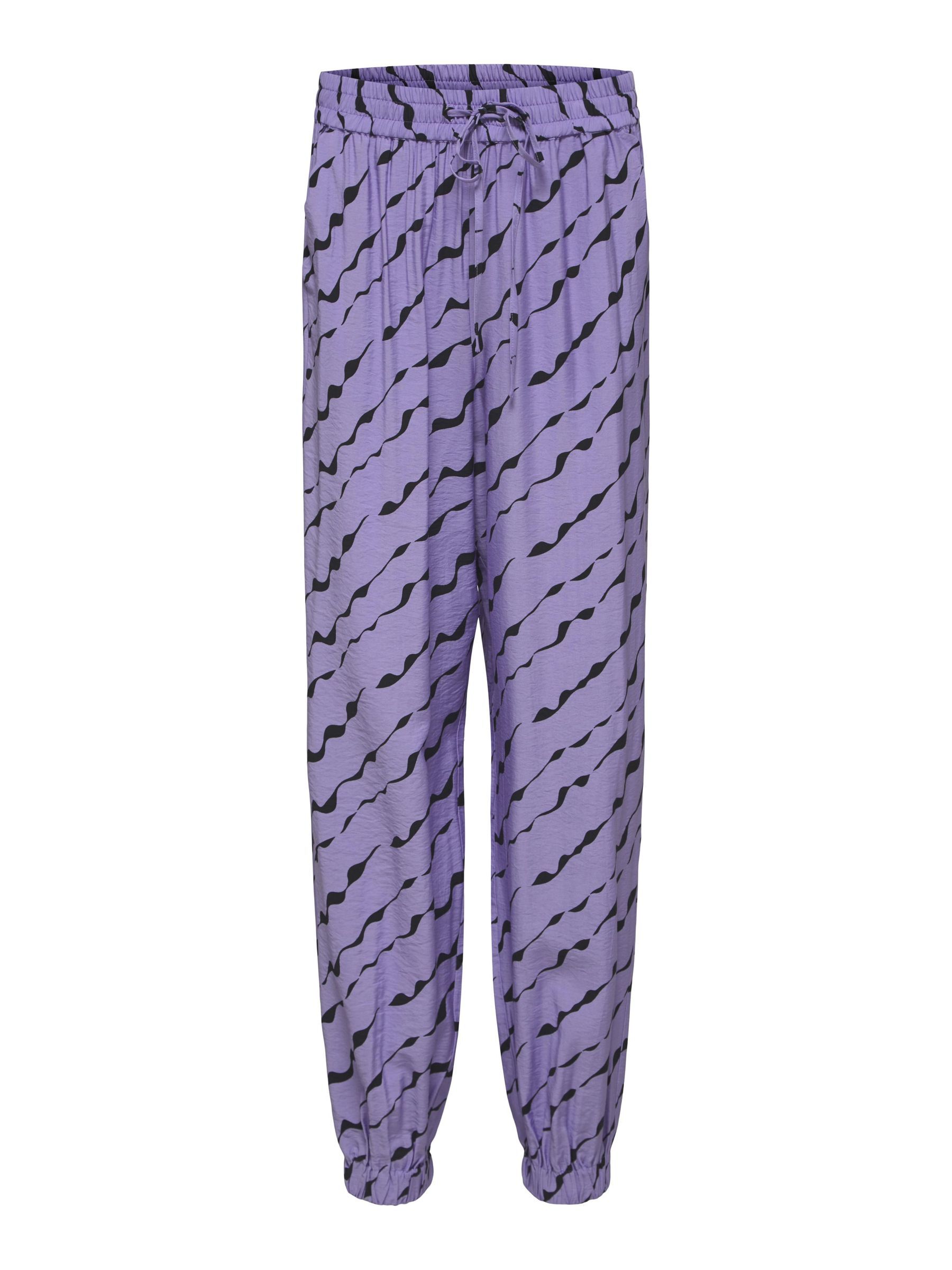 PRINTED TROUSERS (Purple) | Selected®