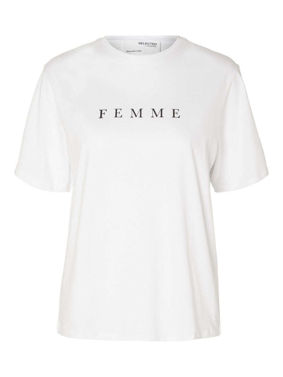 Selected IMPRIMÉ T-SHIRT, Bright White, highres - 16085609_BrightWhite_1050045_001.jpg