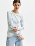 Selected T-SHIRT  Z DŁUGIM RĘKAWEM, Cashmere Blue, highres - 16078946_CashmereBlue_841417_008.jpg