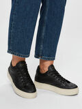 Selected CHUNKY LEATHER - TRAINERS, Black, highres - 16072872_Black_003.jpg