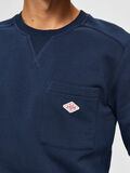 Selected REGULAR FIT SWEATSHIRT, Sky Captain, highres - 16075131_SkyCaptain_006.jpg