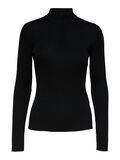 Selected RIBBED KNITTED JUMPER, Black, highres - 16085504_Black_001.jpg