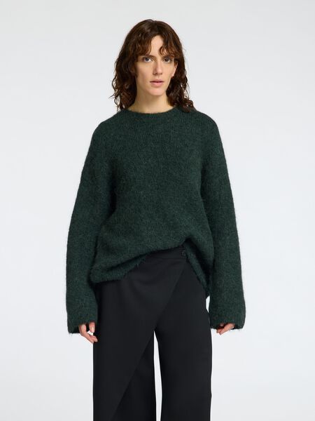 Selected OVERSIZED WOOL BLEND JUMPER, Scarab, highres - 16095599_Scarab_003.jpg