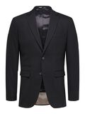 Selected WOVEN WOOL BLEND BLAZER, Black, highres - 16087868_Black_001.jpg