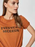 Selected CON TEXTO ESTAMPADO - CAMISETA, Glazed Ginger, highres - 16063152_GlazedGinger_641641_006.jpg