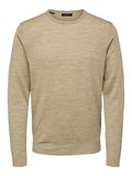 Selected MERINO WOOL - JUMPER, Kelp, highres - 16070135_Kelp_712470_001.jpg