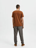Selected CREW NECK T-SHIRT, Toffee, highres - 16071775_Toffee_004.jpg