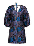 Selected JACQUARD MINI-ROBE, Black, highres - 16086206_Black_001.jpg