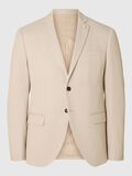 Selected SINGLE BREASTED SLIM-FIT BLAZER, Sand, highres - 16094544_Sand_001.jpg