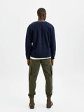 Selected FLEECE SWEATSHIRT, Navy Blazer, highres - 16081983_NavyBlazer_004.jpg