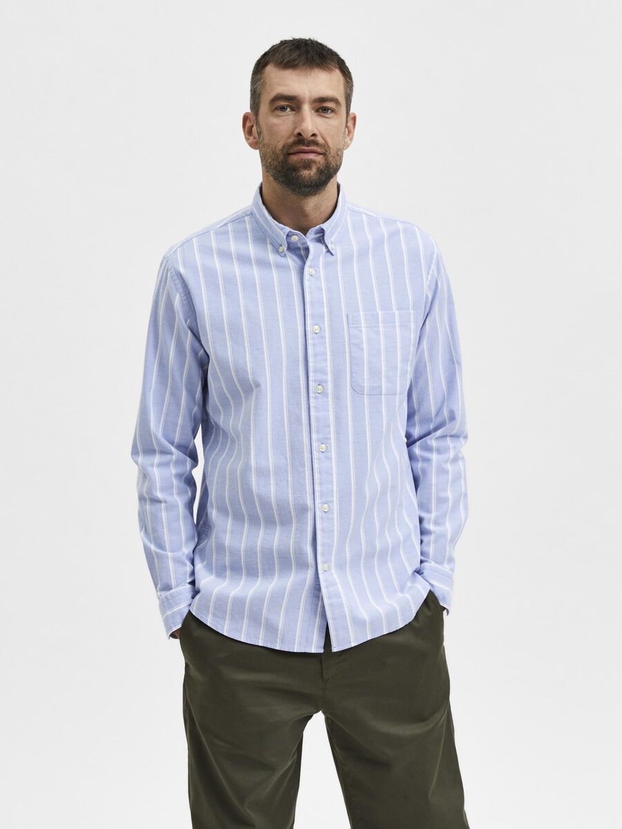 Selected OXFORD SHIRT, Light Blue, highres - 16077359_LightBlue_821744_003.jpg