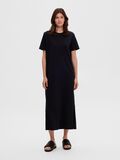 Selected SHORT SLEEVED MIDI DRESS, Black, highres - 16089880_Black_005.jpg