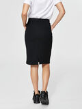 Selected ZWARTE MIDDELLANGE ROK, Black, highres - 16065117_Black_004.jpg