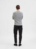 Selected CABLE KNIT KNITTED JUMPER, Medium Grey Melange, highres - 16087876_MediumGreyMelange_004.jpg