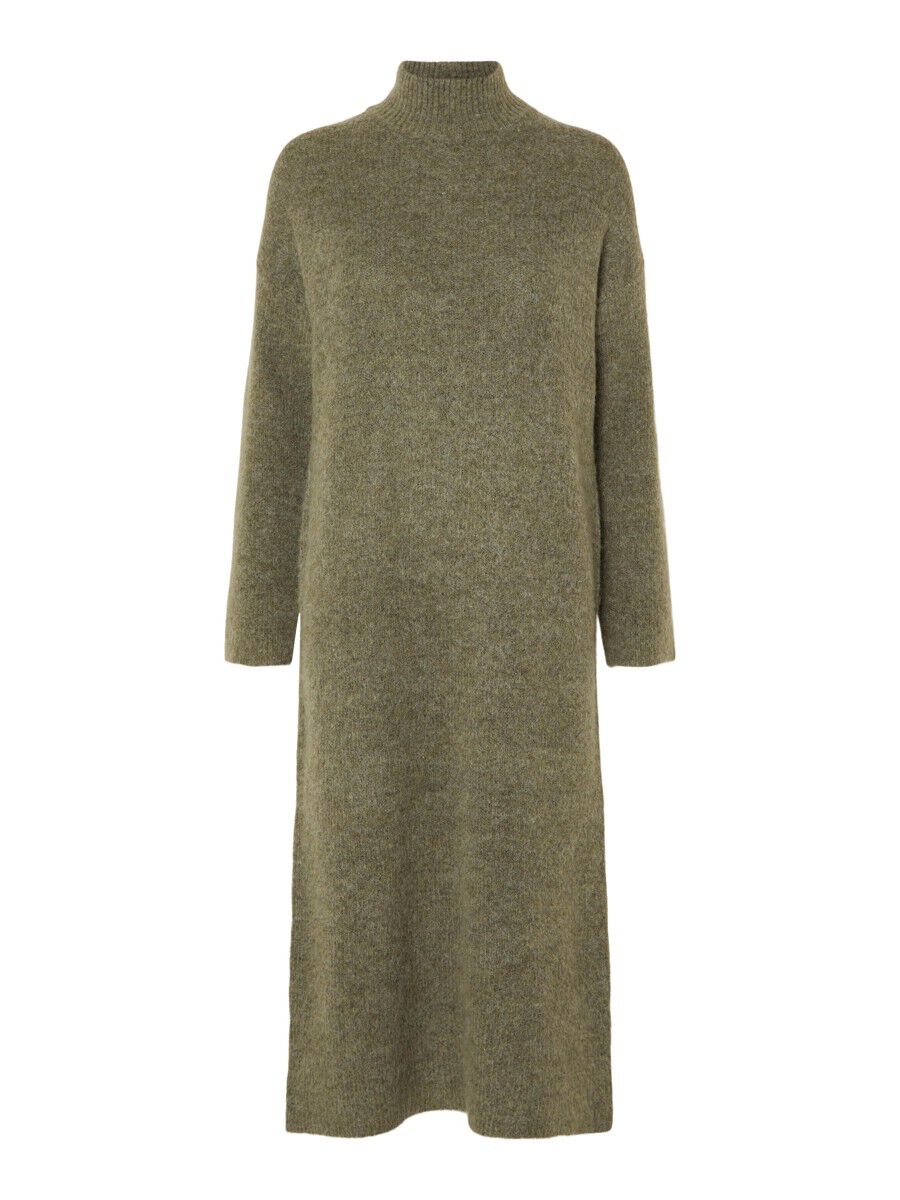 Selected WOOL BLEND MAXI DRESS, Dusky Green, highres - 16090273_DuskyGreen_1040918_001.jpg