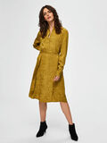 Selected CEINTURE - ROBE MI-LONGUE, Ecru Olive, highres - 16071560_EcruOlive_005.jpg