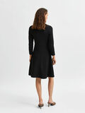 Selected A-LINE COMFORT STRETCH DRESS, Black, highres - 16079882_Black_004.jpg