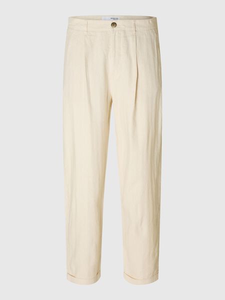 Selected CROPPED RELAXED FIT HOSE, Oatmeal, highres - 16092732_Oatmeal_1087478_001.jpg
