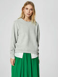 Selected LOCKER GESCHNITTENES SWEATSHIRT, Light Grey Melange, highres - 16060911_LightGreyMelange_003.jpg