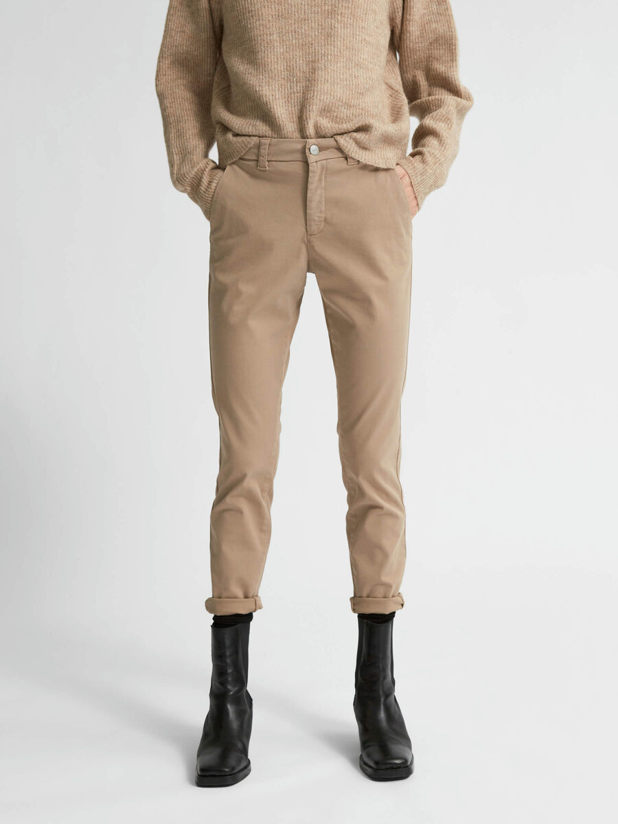 Selected COUPE SLIM CHINOS, Silver Mink, highres - 16077454_SilverMink_003.jpg