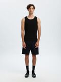 Selected RIBBED COTTON TANK TOP, Black, highres - 16097660_Black_005.jpg