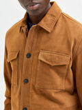 Selected SUEDE OVERSHIRT, Toffee, highres - 16082613_Toffee_006.jpg