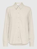 Selected VISCOSE BLEND SHIRT, Sandshell, highres - 16082298_Sandshell_001.jpg